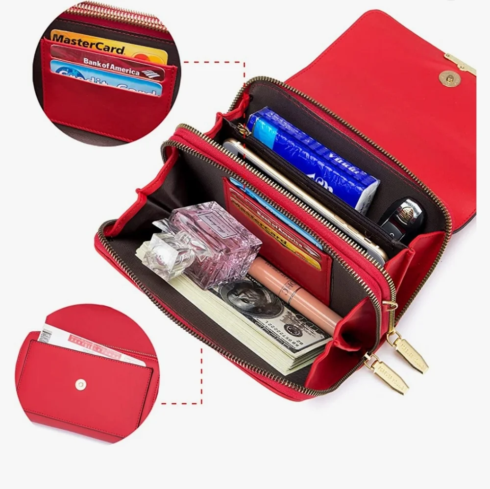 Lightweight Crossbody bag Red